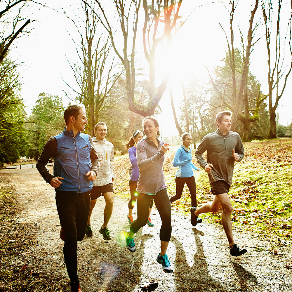 Parcours du coeur - coureurs